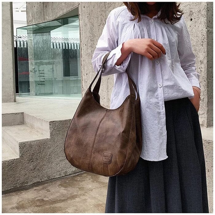 Borsa a Mano in Pelle Vintage
