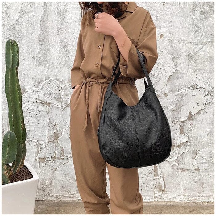 Borsa a Mano in Pelle Vintage