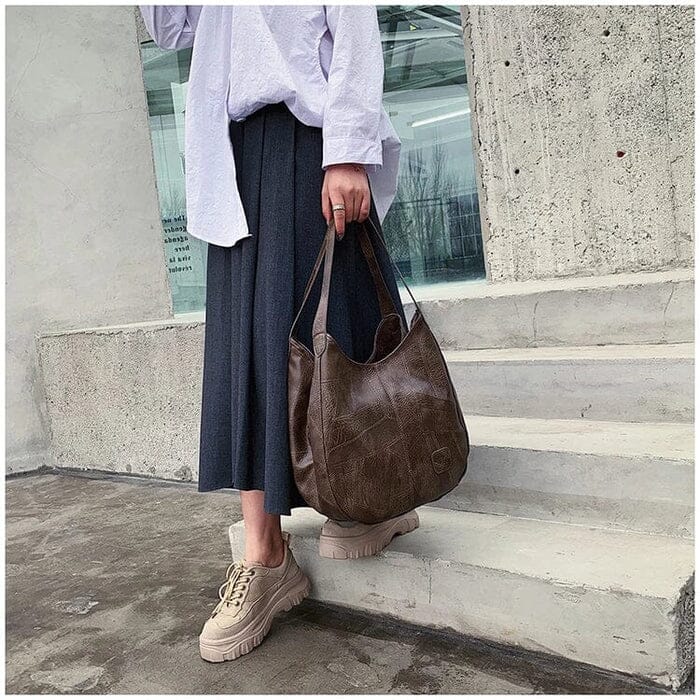Borsa a Mano in Pelle Vintage