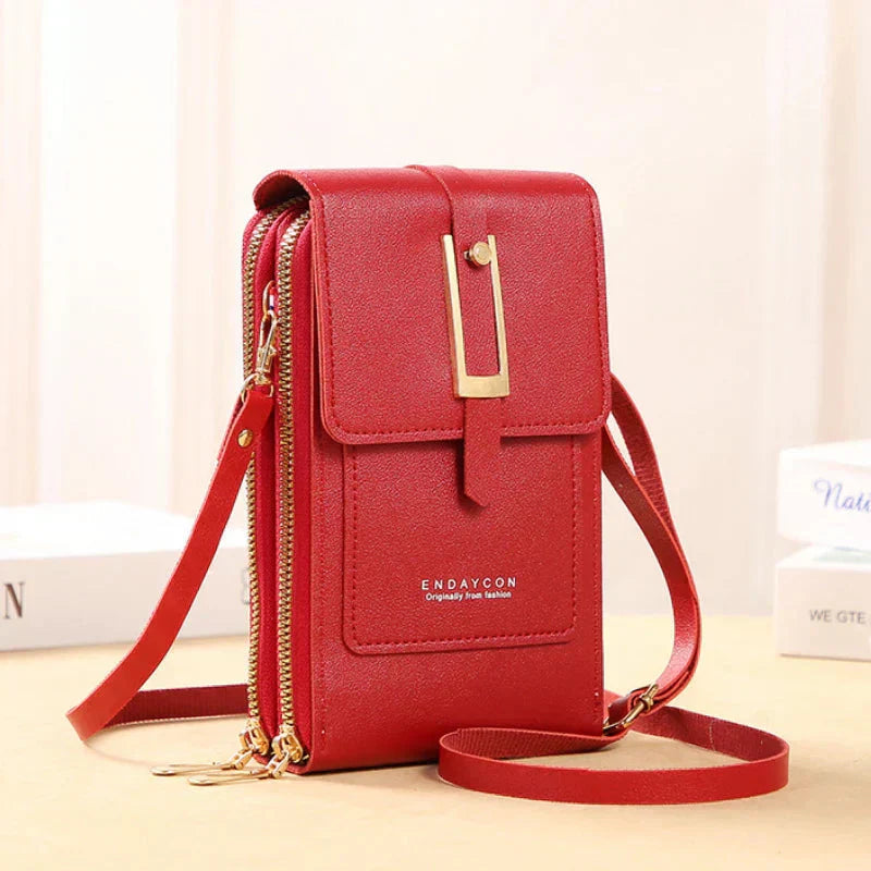 Afton | Borsa a Spalla per Cellulare con Touch Screen