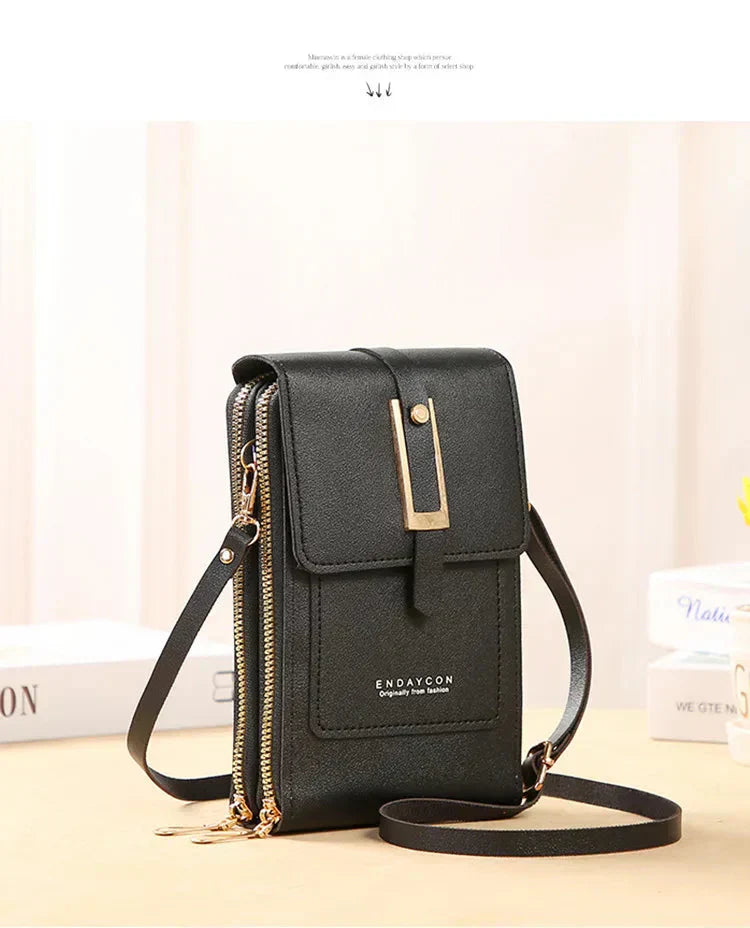 Afton | Borsa a Spalla per Cellulare con Touch Screen