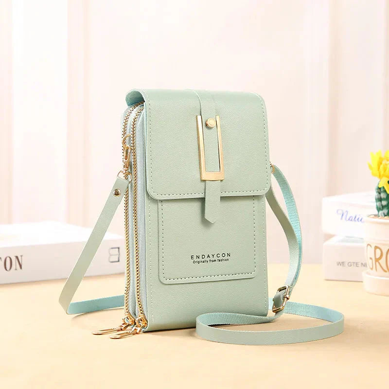 Afton | Borsa a Spalla per Cellulare con Touch Screen
