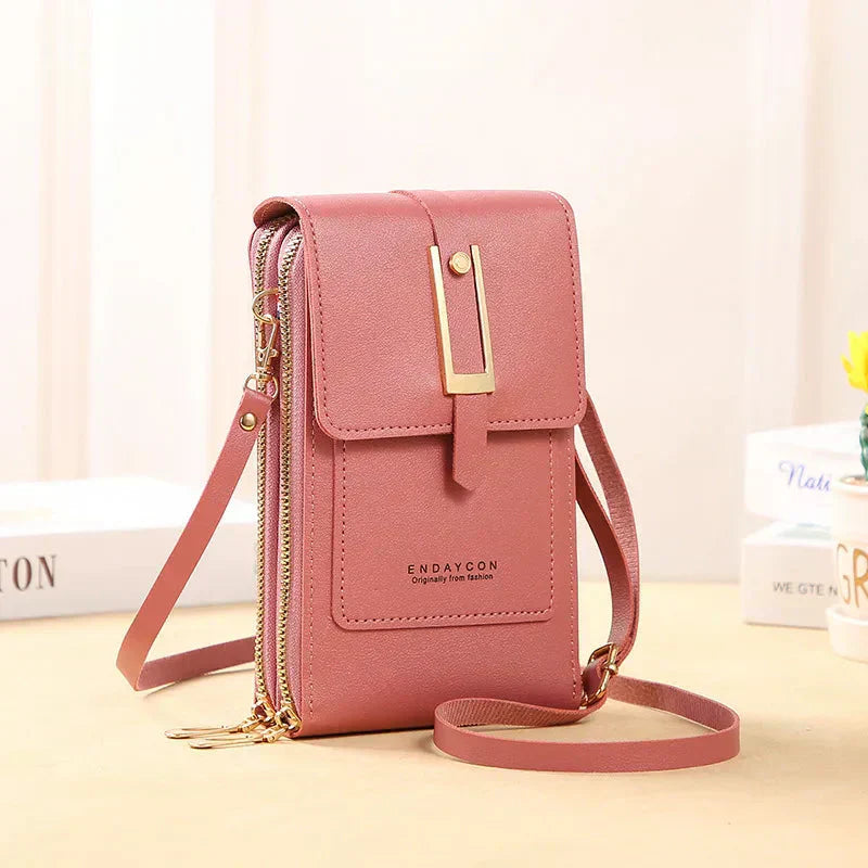 Afton | Borsa a Spalla per Cellulare con Touch Screen