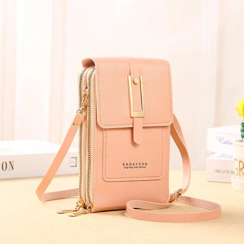Afton | Borsa a Spalla per Cellulare con Touch Screen
